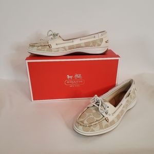 Coach canvas logo dockslides